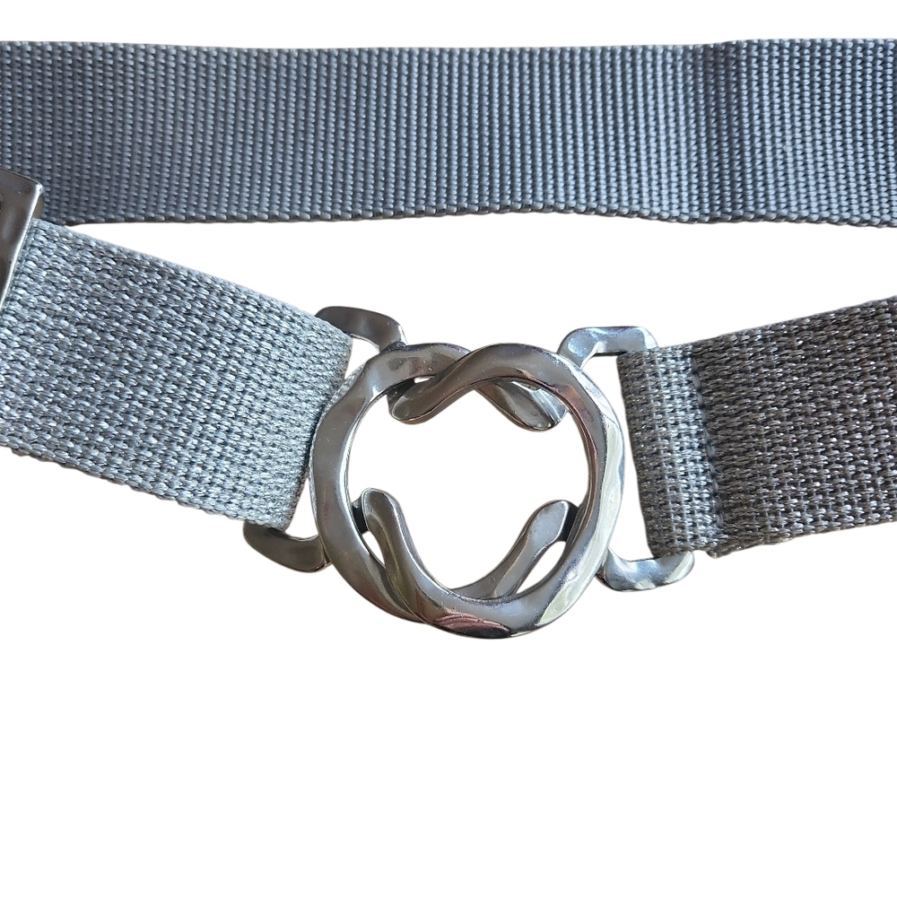 Silver Metallic Sparkle Belt Adjustable